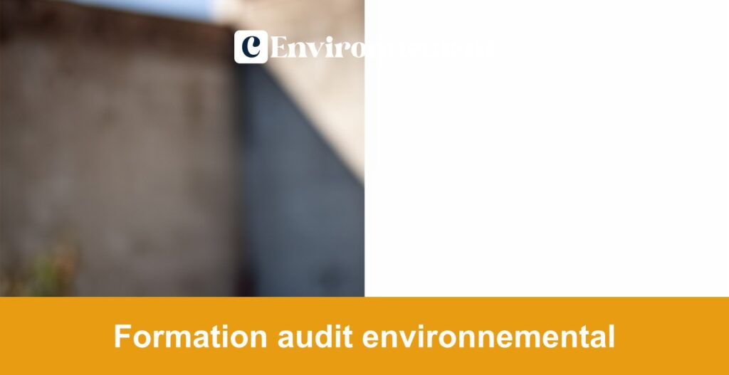 Formation audit environnemental
