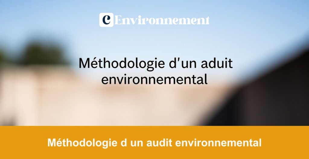 Méthodologie d un audit environnemental