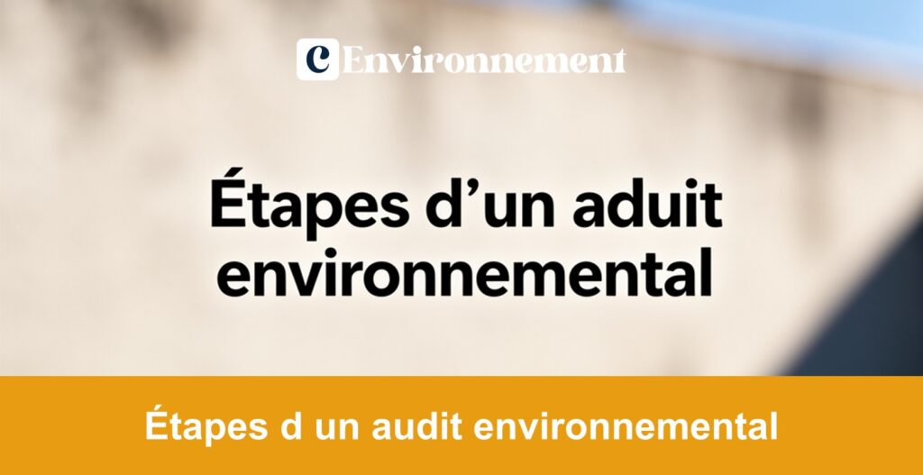 Étapes d un audit environnemental