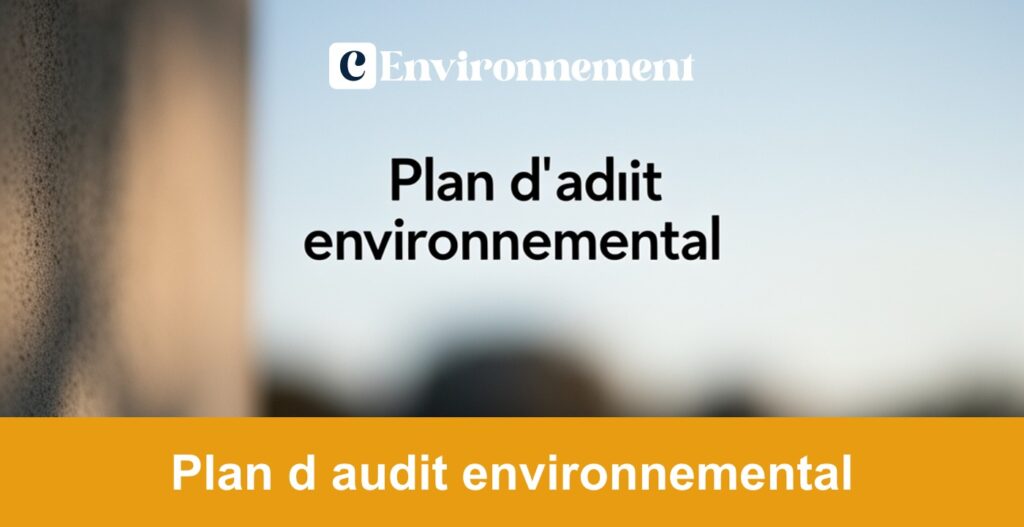 Plan d audit environnemental