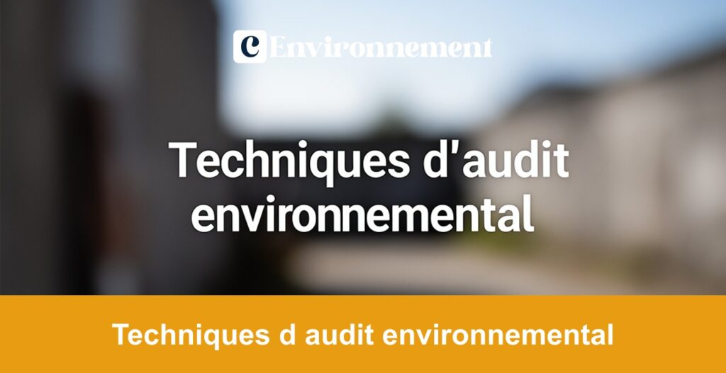 Techniques d audit environnemental