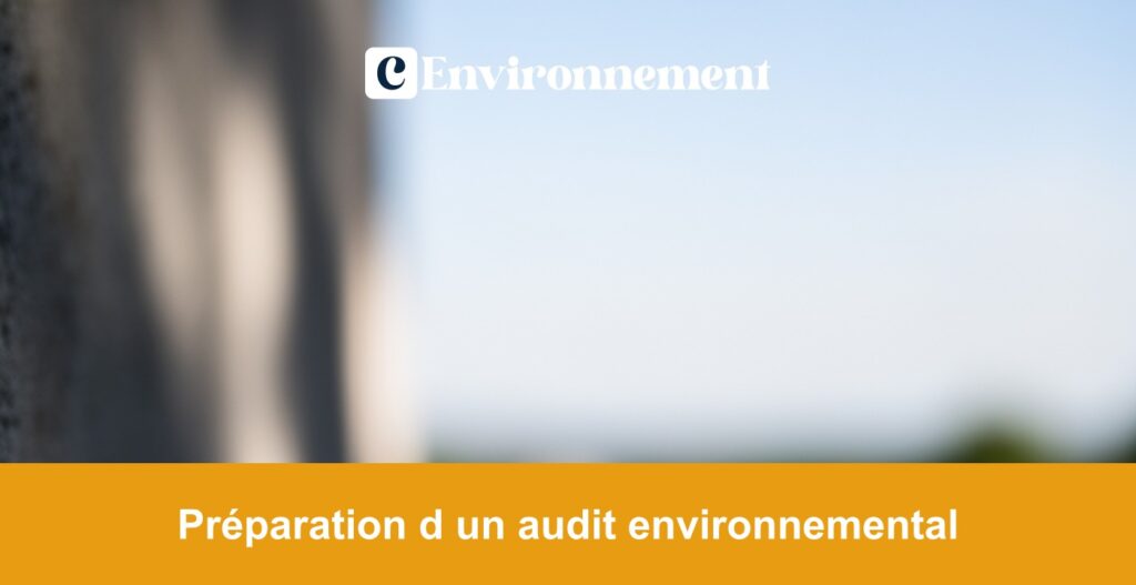 Préparation d un audit environnemental